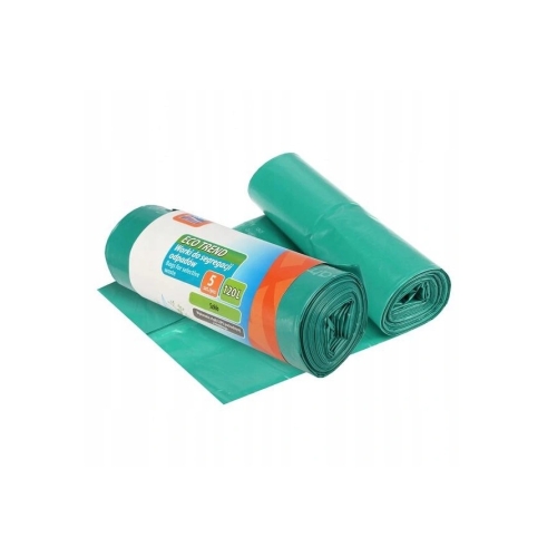 Worki ECO Bags 120L 10szt. zielone szkło