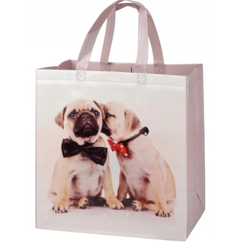 PIES SIATKA TORBA NA ZAKUPY SHOPPERBAG WOREK DOG