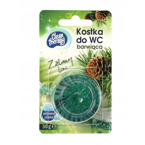KOSTKA BARWIĄCA DO WC SPŁUCZKI 50g ZIELONY LAS