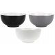 SALATERKA ETNA CZARNA Z PORCELANY 800ML/16CM RAVI