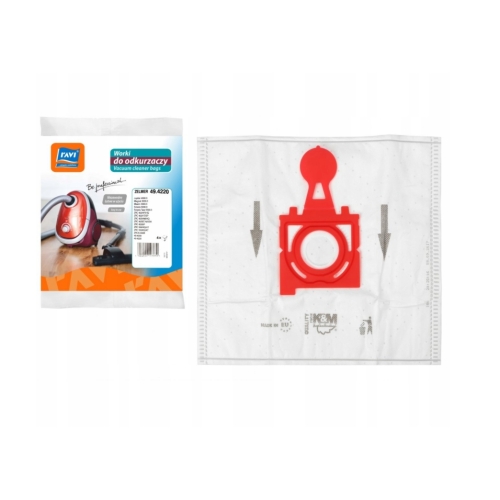 Worki do odkurzacza Zelmer 49.4220 4 szt. czerwone