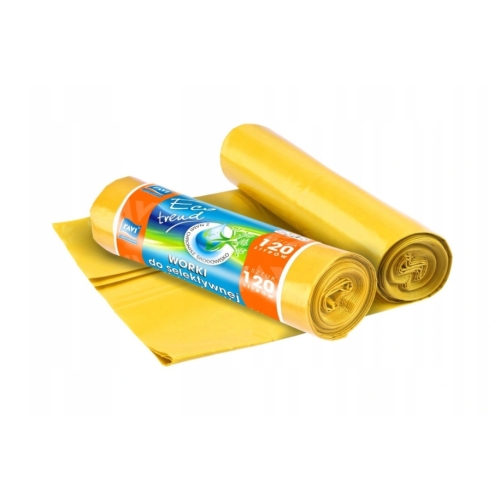 WORKI DO SEGREGACJI ŚMIECI 120L 10SZT PLASTIK