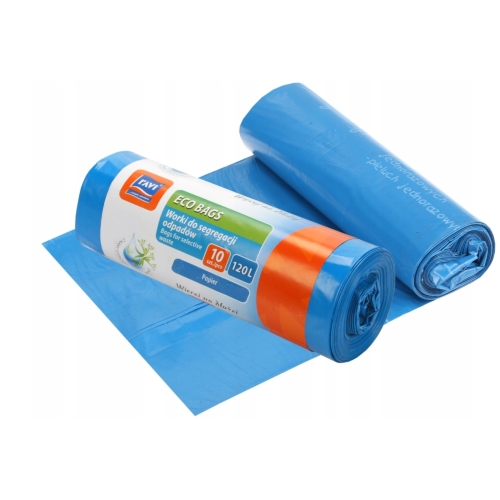 WORKI ECO BAGS Z 120L 10szt NIEBIESKIE