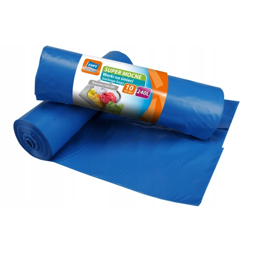 Worki na śmieci hotelowe LDPE 240l