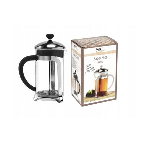 Dzbanek zaparzacz kawiarka kawy herbaty RAVI 600ml