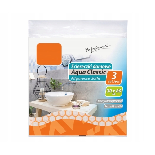 Ściereczki domowe Ravi Aqua Classic 30x60 cm 3szt