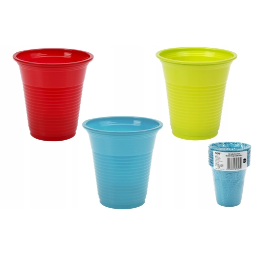 Ravi WOW Kubki Color Party 300ml 8 sztuk