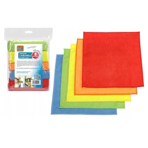 Ściereczki z mikrofibry 5 szt 30x30