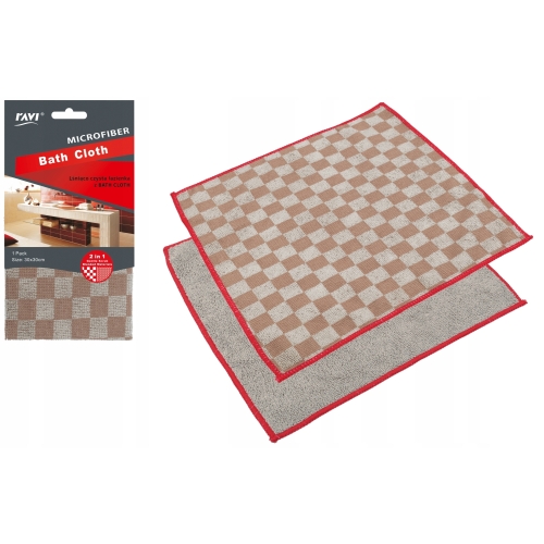 RAVI Ściereczka z mikrofibry BATH CLOTH 30x30cm