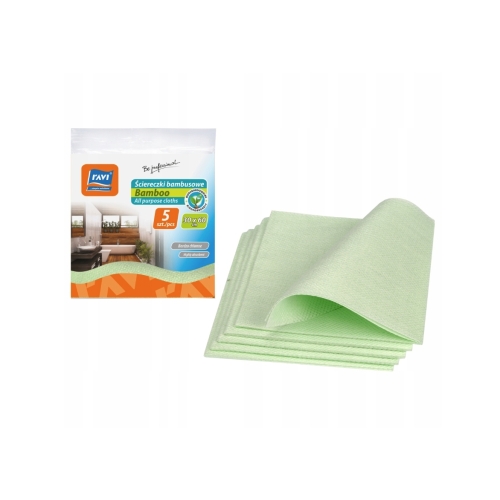 Ściereczki Bamboo 100% bambus RAVI 5szt
