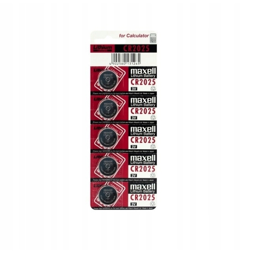 BATERIA LITOWA MAXELL CR2025 5szt