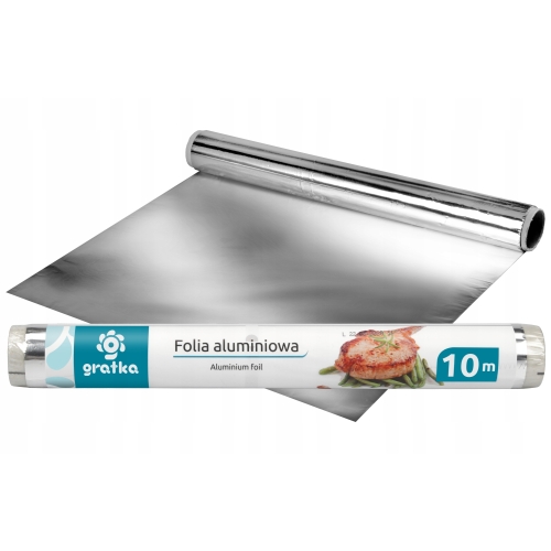 FOLIA ALUMINIOWA SPOŻYWCZA GRATKA RAVI 10m
