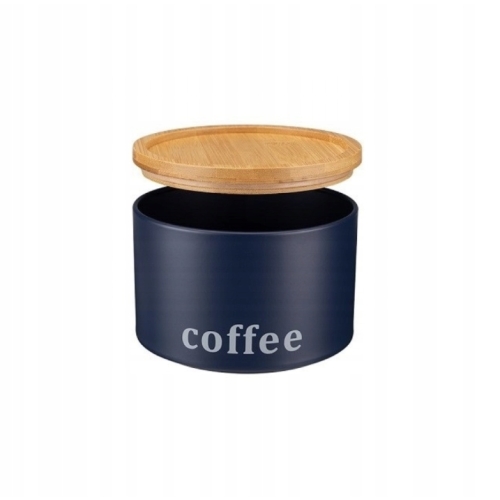 PUSZKA POJEMNIK METALOWY SILVANO COFFE GRANAT28703