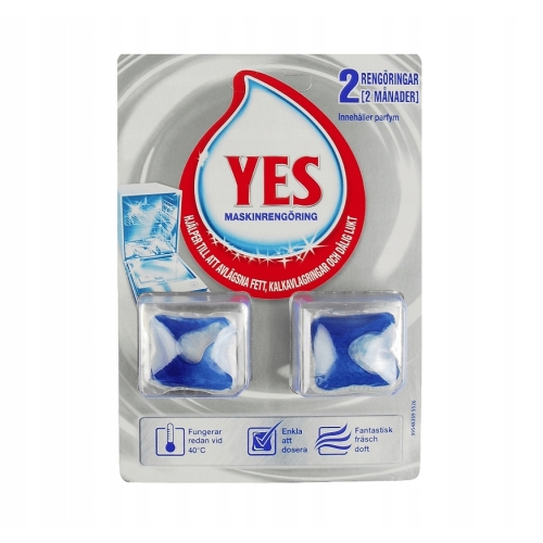 YES ŚRODEK DO CZYSZCZENIA ZMYWARKI 2szt