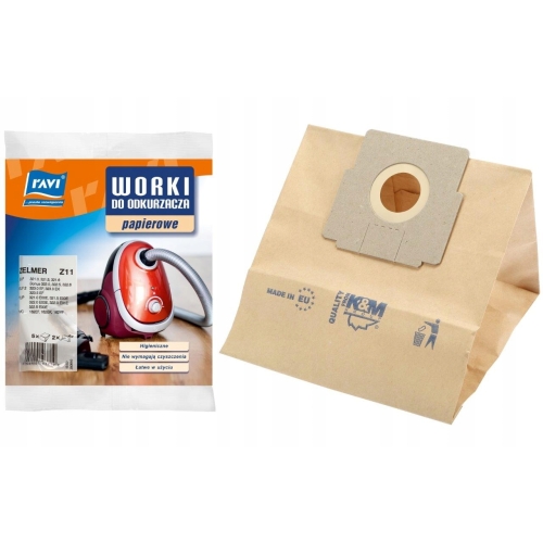 WORKI DO ODKURZACZA ZELMER Z11 ELF 5szt+2FILTRY