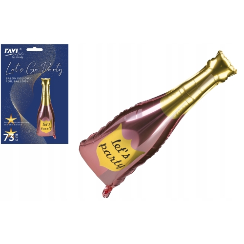 BALON FOLIOWY TOAST BUTELKA RAVI 73cm