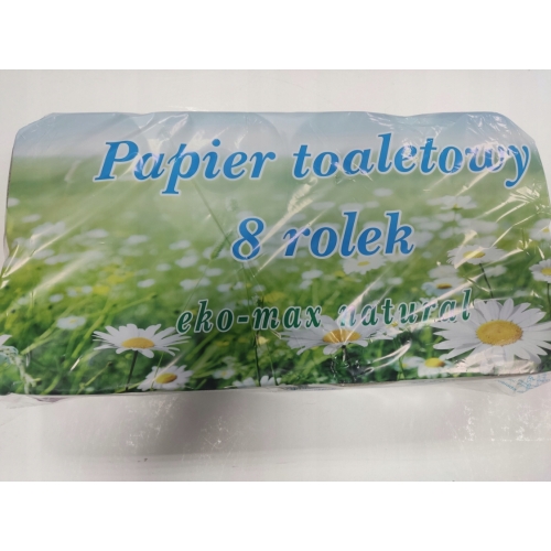 PAPIER TOALETOWY KRISMAR BIAŁY 2w 8szt