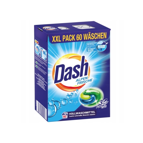 DASH NIEM.KAPSUŁKI DO PRANIA ALPEN FRISCHE 60szt