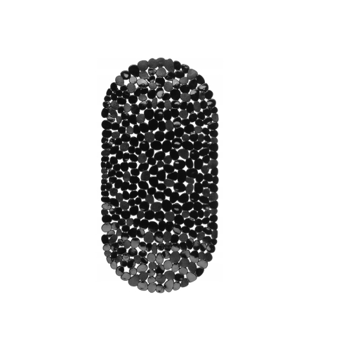 MATA ŁAZIENKOWA ANTYPOŚLIZGOWA PEBBLE CZARNA 28824