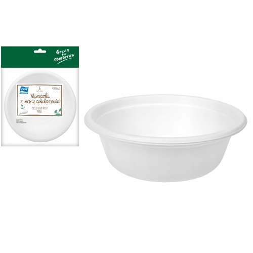 MISECZKI Z MASY CELULOZOWEJ RAVI 450ml 6szt