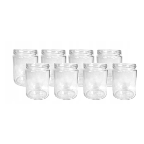 8xSŁOIK SŁOIKI SZKLANE 540ml NA PRZETWORY SOKI