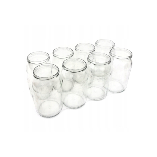 8xSŁOIK SŁOIKI SZKLANE 900ml NA PRZETWORY SOKI