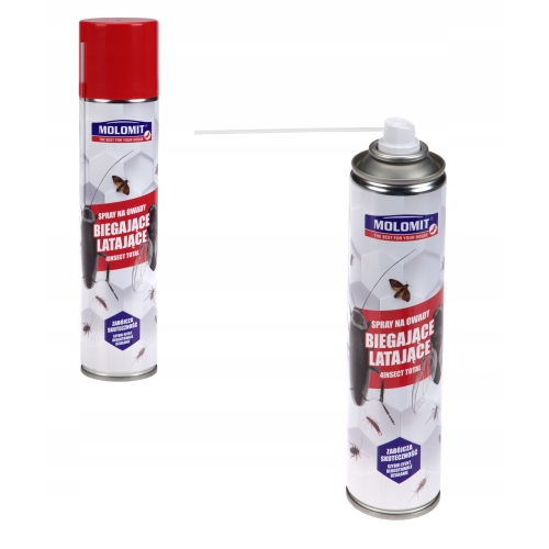 SPRAY NA OWADY BIEGAJĄCE I LATAJĄCE MOLOMIT 300ml