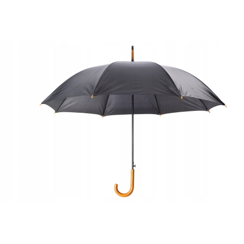 PARASOL DŁUGI PÓŁ AUTOMAT CZARNY GALICJA 3596