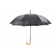 PARASOL DŁUGI PÓŁ AUTOMAT CZARNY GALICJA 3596