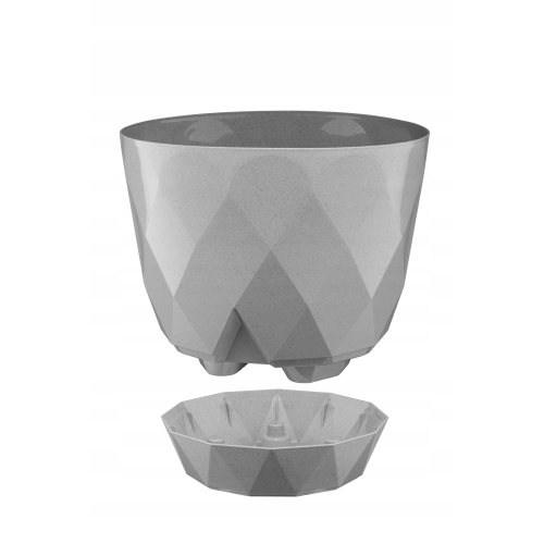 OSŁONKA DONICZKA KARO Z/P 17,5cm 28106 SZARA