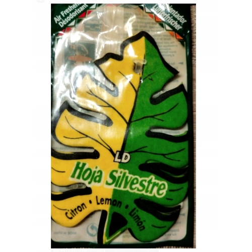 ODŚWIEŻACZ SAMOCHODOWY ZAWIESZKA HOJA SILVESTRE LEMON