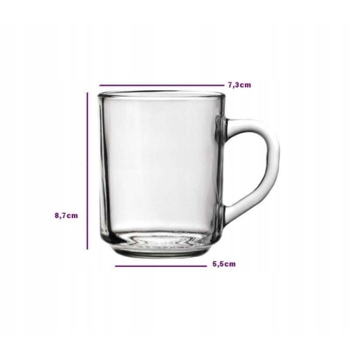 KUBEK BARNEY SZKŁO GALICJA 1szt 240ml 29762