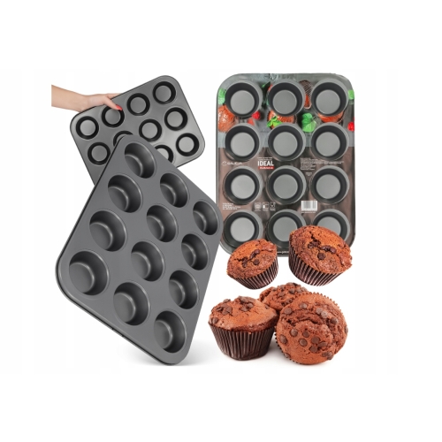 FORMA DO MUFFINEK IDEAL NIEPRZYWIERALNA 35x26,5x3cm 26619