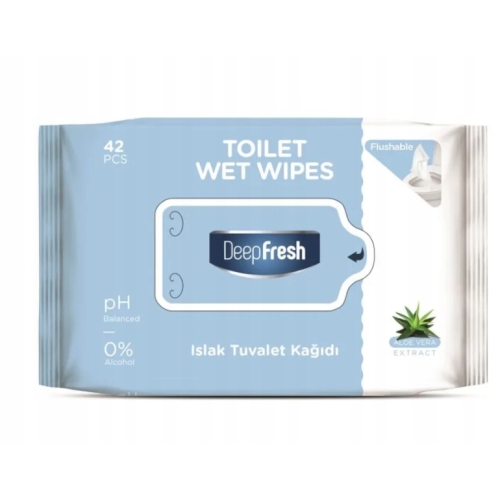 DEEP FRESH CHUSTECZKI NAWILŻANE TOALETOWE 42szt