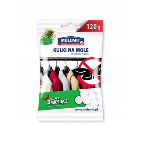 MOLAN MOLOMIT KULKI NA MOLE ODZIEŻOWE SOSNA 120g