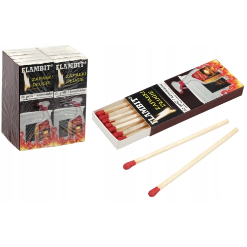 ZAPAŁKI DŁUGIE FLAMBIT 9cm/15szt