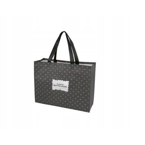 TORBA NA ZAKUPY SPRING SZARA RAVI 38x28x12cm