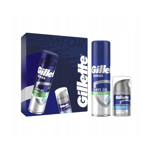 ZESTAW GILLETTE COMFORT ŻEL DO GOLENIA 200ml I BALSAM PO GOLENIU 50ml