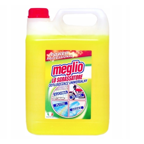 MEGLIO ODTŁUSZCZACZ W PŁYNIE UNIWERSALNY LEMON zapas 5l