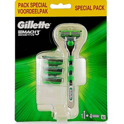 MASZYNKA DO GOLENIA GILLETTE MACH3 SENSITIVE 1szt +3 WKŁADY