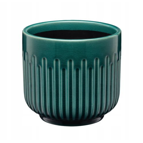 OSŁONKA DONICZKA CERAMICZNA OLIMPIA 14cm 28576 TURKUS