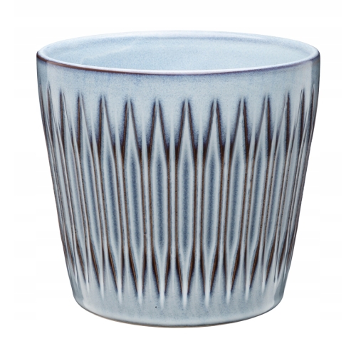 OSŁONKA DONICZKA CERAMICZNA OLIMPIA 14cm 28576 NIEBIESKA