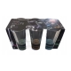 KIELISZKI COLORS SALUTE do wódki KOMPLET GALICJA 28ml 6szt