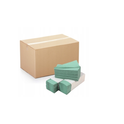 RĘCZNIK PAPIEROWY ZZ zielony 4000 listków 200x20szt