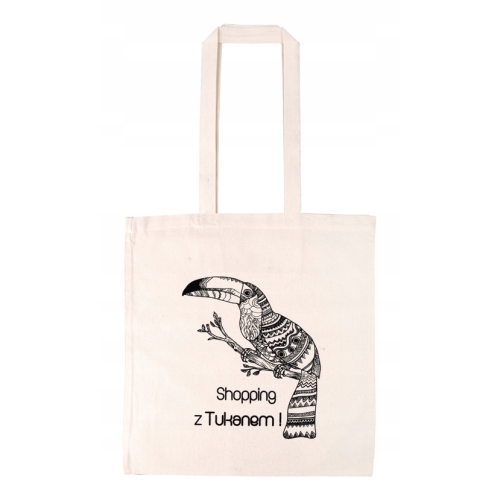 TORBA BAWEŁNIANA Z DŁUGIM UCHEM RAVI 38x42cm