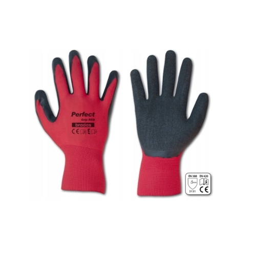 RĘKAWICE OCHRONNE PERFECT GRIP RED M 8