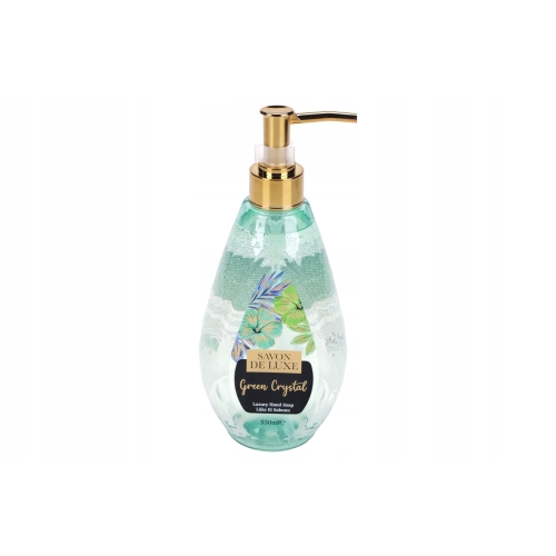 MYDŁO W PŁYNIE GREEN CRYSTAL Z DOZOWNIKIEM 530ml