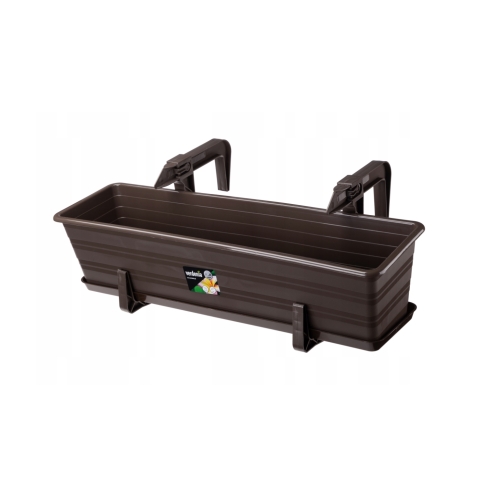 DONICZKA BALKONOWA PODSTAWKA UCHWYTY ZESTAW DRACO 60cm brąz