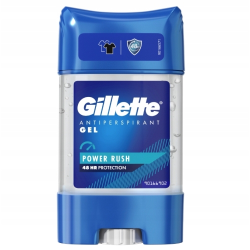 GILLETTE POWER RUSH ANTIPERSPIRANT GEL 70ml
