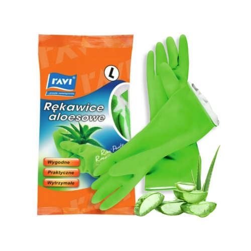 RĘKAWICE ALOESOWE RAVI L 1para